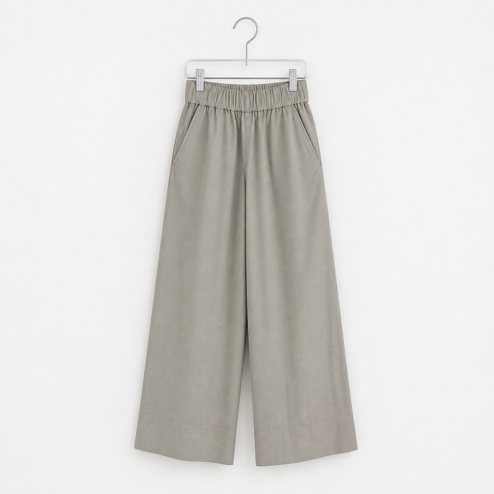 Everlane The Easy Pant Womens Small Gray Pullon Twill Organic Cotton Blend NWT